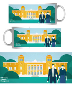 Alternative view of 330 ml White Ceramic Mug – Customizable, Dishwasher Safe