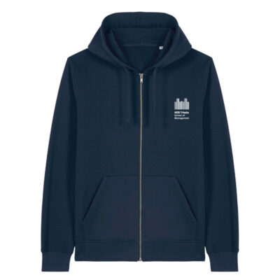 Lightweight Unisex Zip Hoodie – Organic Cotton and Recycled Polyester